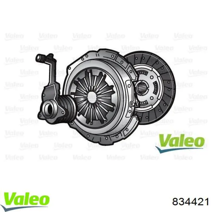 834421 VALEO kit de embraiagem (3 peças)