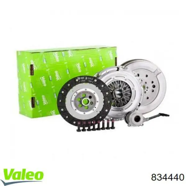 Купить 834440 VALEO Комплект сцепления (диск, корзина, подшипник)