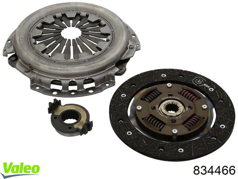 834466 VALEO kit de embraiagem (3 peças)