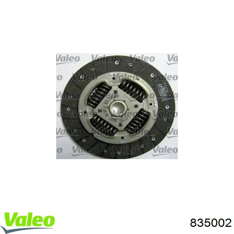 Купить 835002 VALEO Комплект сцепления (диск, корзина, подшипник)