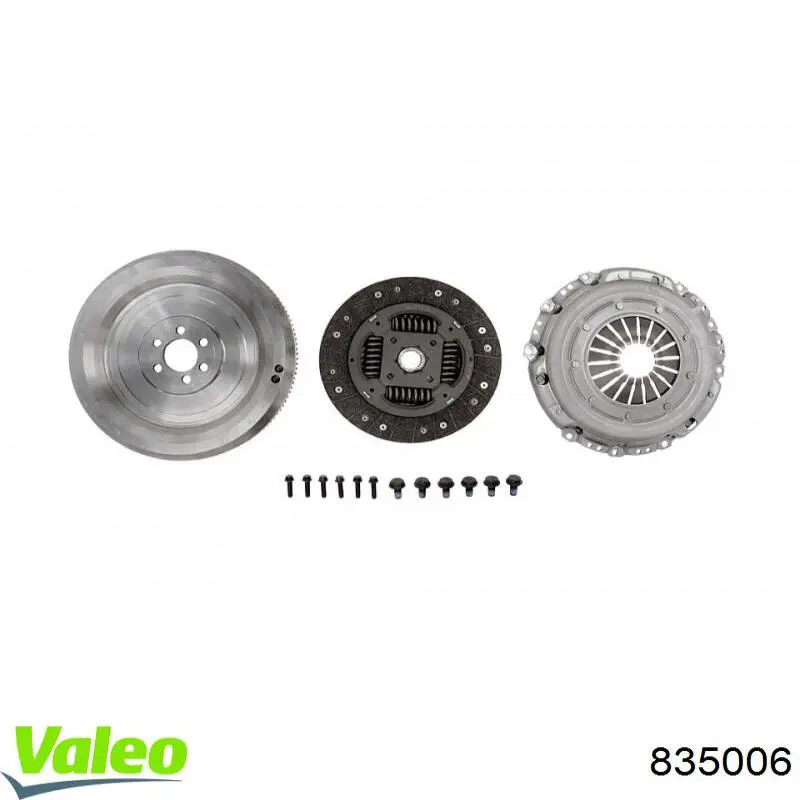 Комплект сцепления (3 части) VALEO 835006 цена, от 182.13 USD