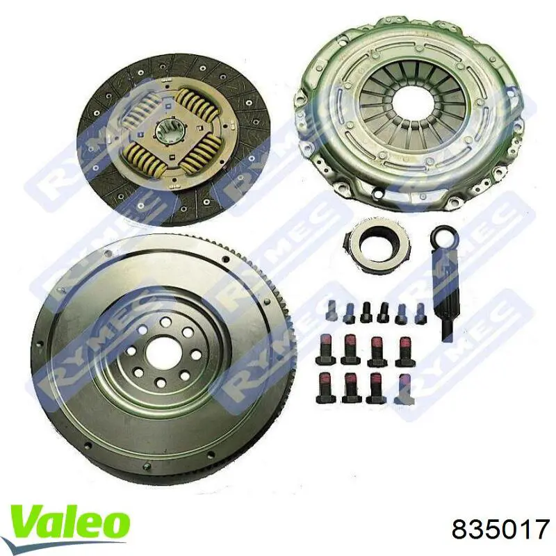 Комплект сцепления (3 части) VALEO 835017 цена, от 680.19 USD