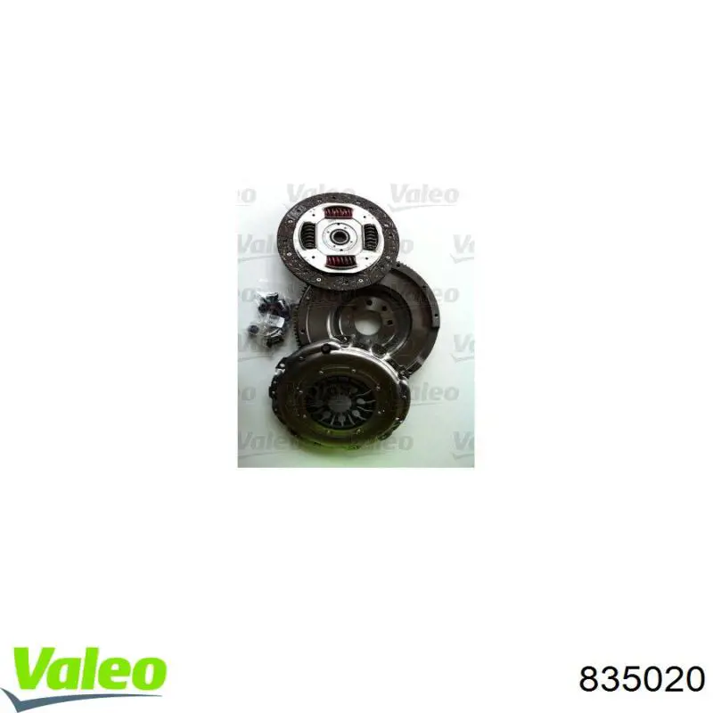 Купить 835020 VALEO Комплект сцепления (диск, корзина, подшипник)