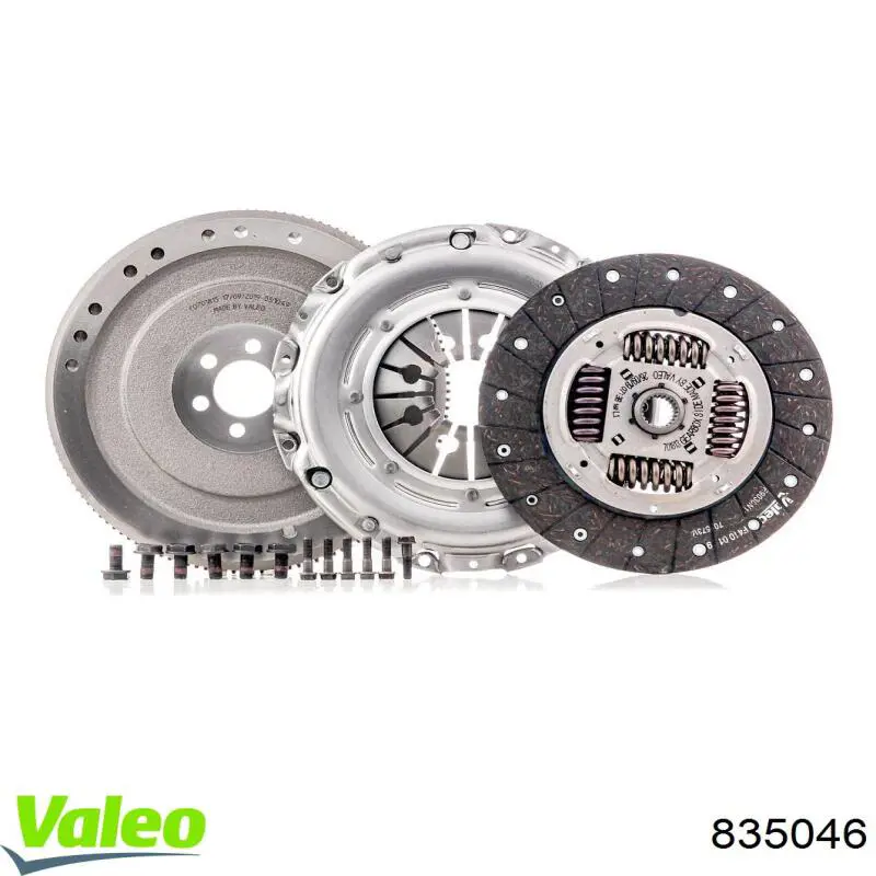 Купить 835046 VALEO Комплект сцепления (диск, корзина, подшипник)