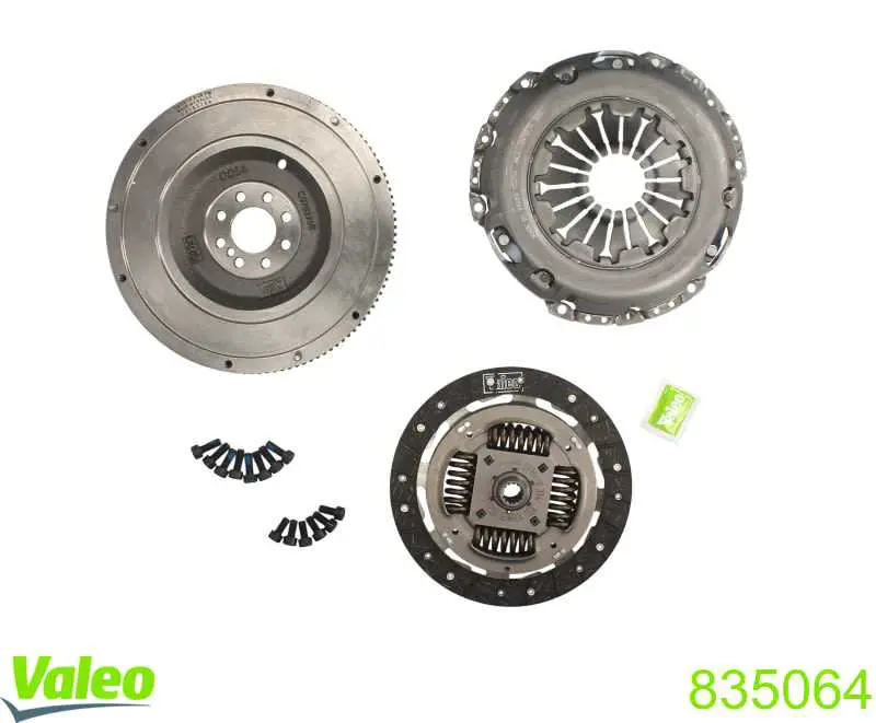 Купить 835064 VALEO Комплект сцепления (диск, корзина, подшипник)