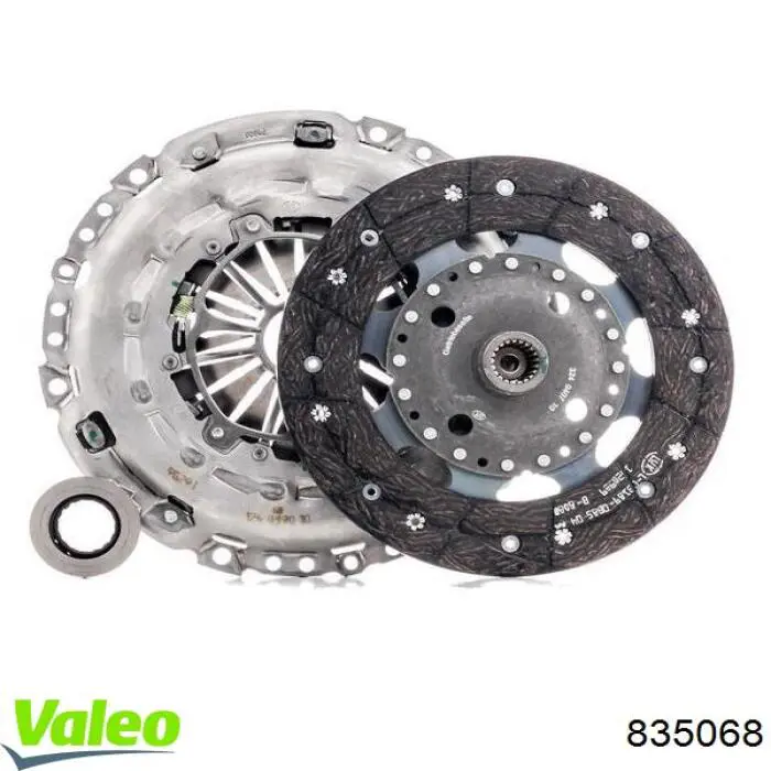 Купить 835068 VALEO Комплект сцепления (диск, корзина, подшипник)