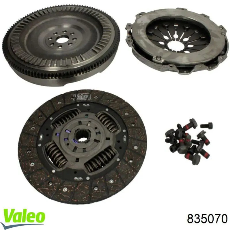 Комплект сцепления (3 части) VALEO 835070 цена, от 511.52 USD
