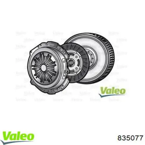 Купить 835077 VALEO Комплект сцепления (диск, корзина, подшипник)