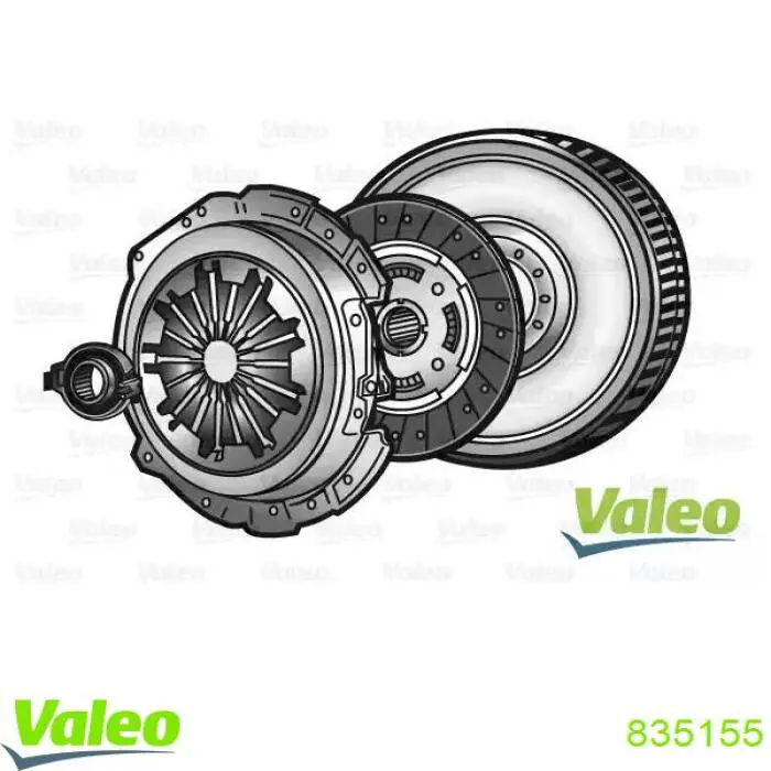 Комплект сцепления (3 части) VALEO 835155 цена, от 524.62 USD