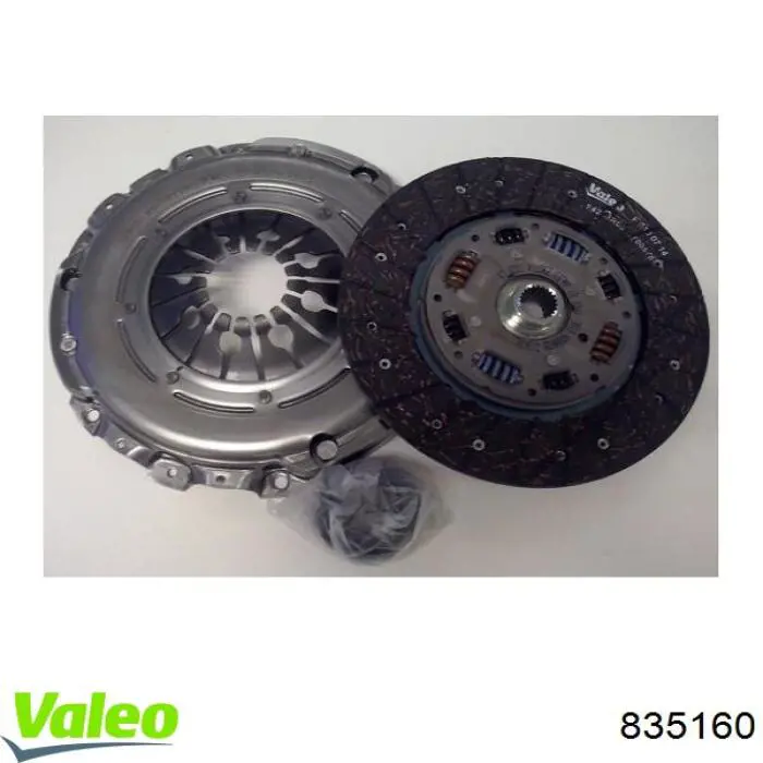 Комплект сцепления (3 части) VALEO 835160 цена, от 365.28 USD