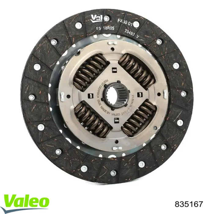 Комплект сцепления (3 части) VALEO 835167 цена, от 441.37 USD