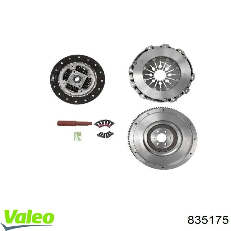 Комплект сцепления (3 части) VALEO 835175 цена, от 269.60 USD