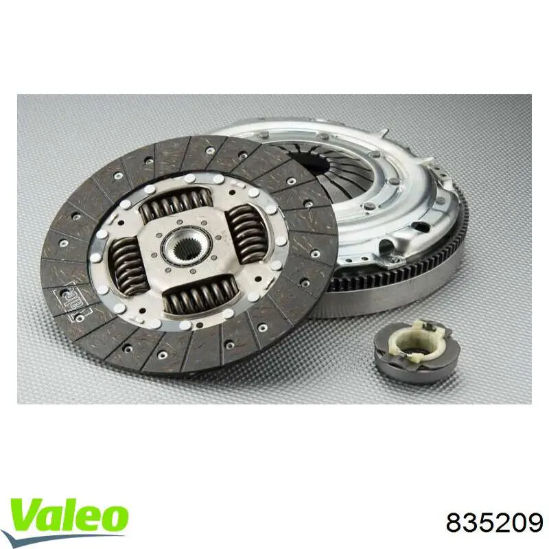 Купить 835209 VALEO Комплект сцепления (диск, корзина, подшипник)