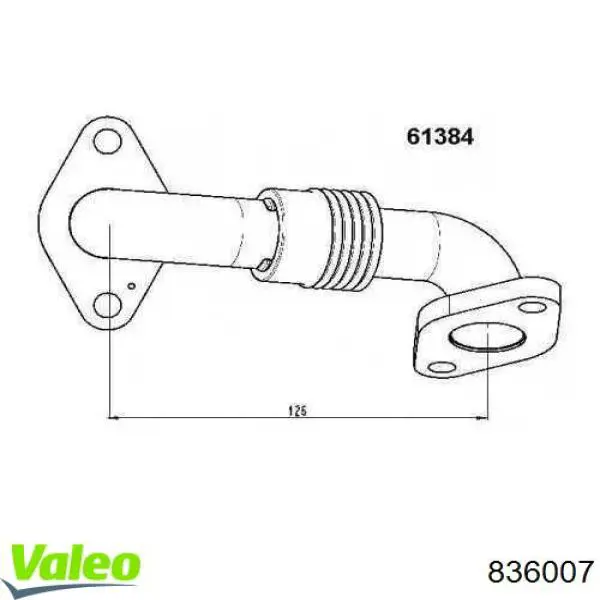 836007 VALEO маховик