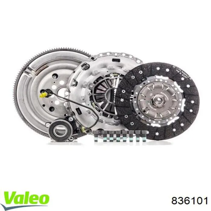 Купить 836101 VALEO Комплект сцепления (диск, корзина, подшипник)