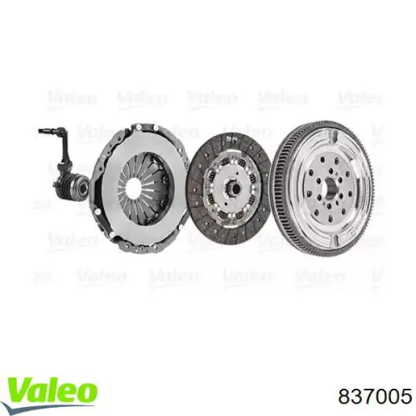Купить 837005 VALEO Комплект сцепления (диск, корзина, подшипник)