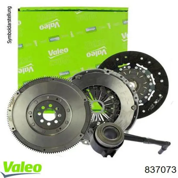 Купить 837073 VALEO Комплект сцепления (диск, корзина, подшипник)