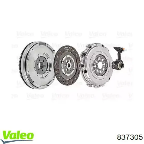 Комплект сцепления (3 части) VALEO 837305 цена, от 453.47 USD