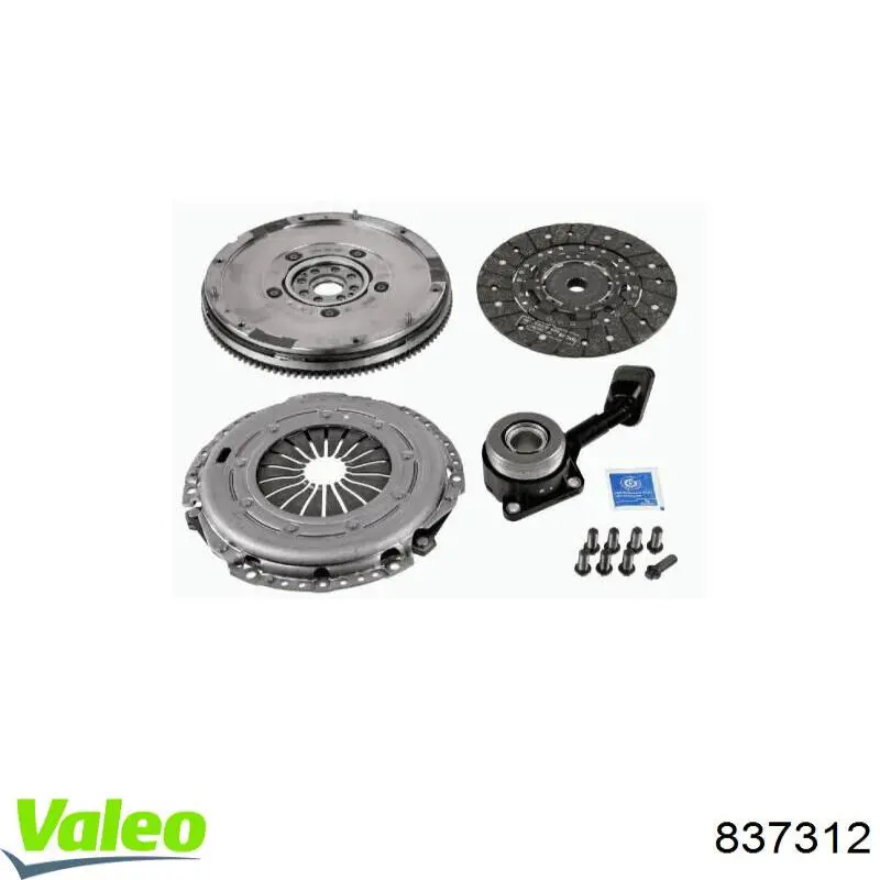 837312 VALEO kit de embraiagem (3 peças)