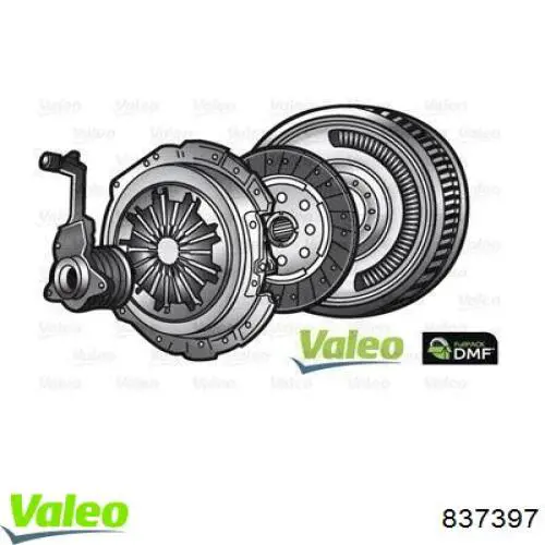 Комплект сцепления (3 части) VALEO 837397 цена, от 421.40 USD