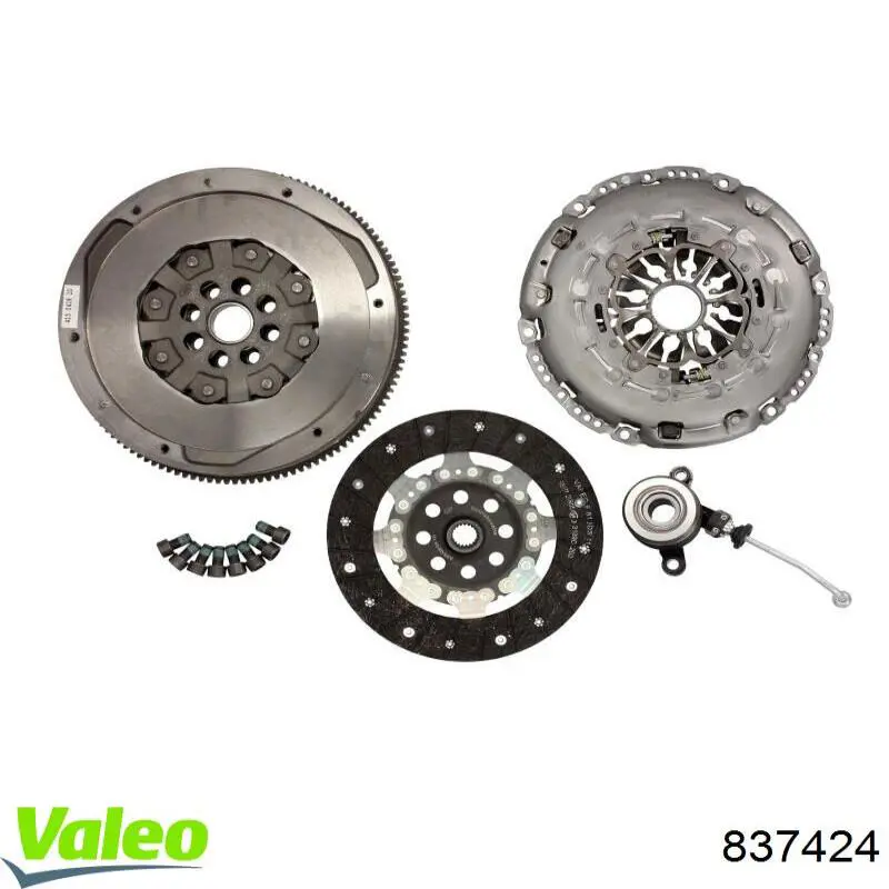 Комплект сцепления (3 части) VALEO 837424 цена, от 673.80 USD