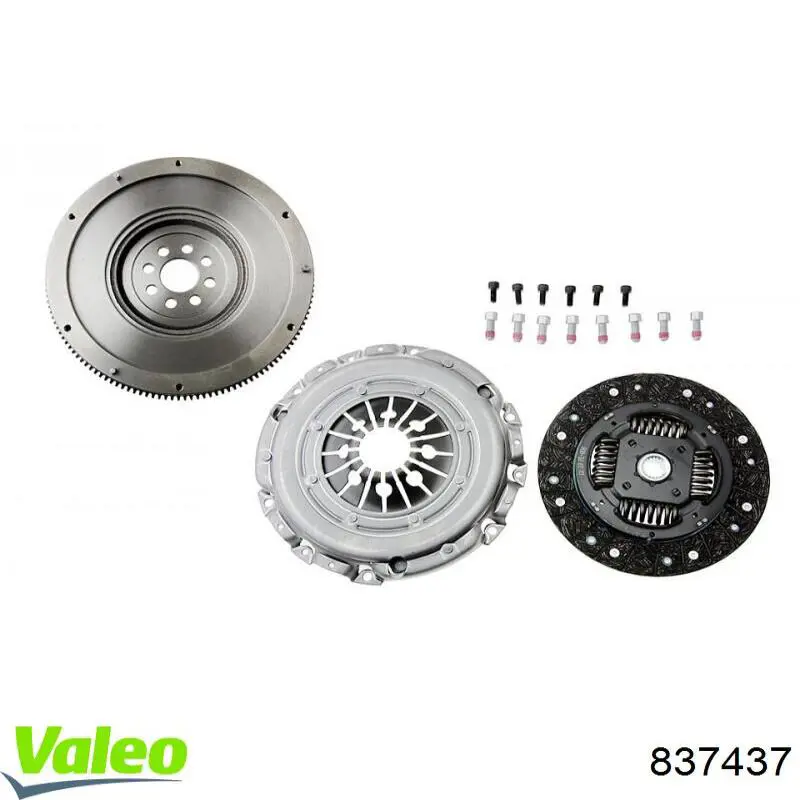 Комплект сцепления (3 части) VALEO 837437 цена, от 508.25 USD