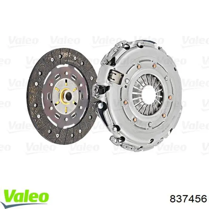 Купить 837456 VALEO Комплект сцепления (диск, корзина, подшипник)