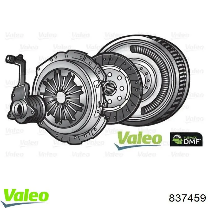 Комплект сцепления (3 части) VALEO 837459 цена, от 549.12 USD