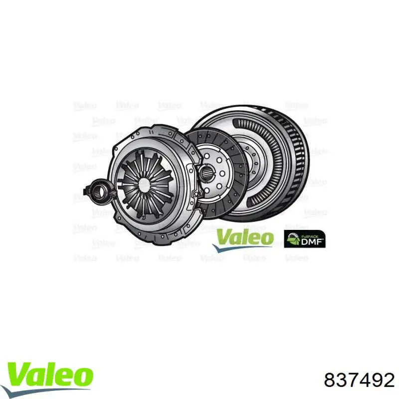 Комплект сцепления (3 части) VALEO 837492 цена, от 723.35 USD