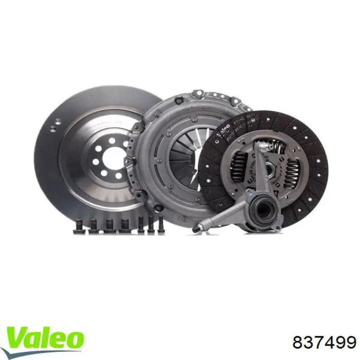 Комплект сцепления (3 части) VALEO 837499 цена, от 558.05 USD