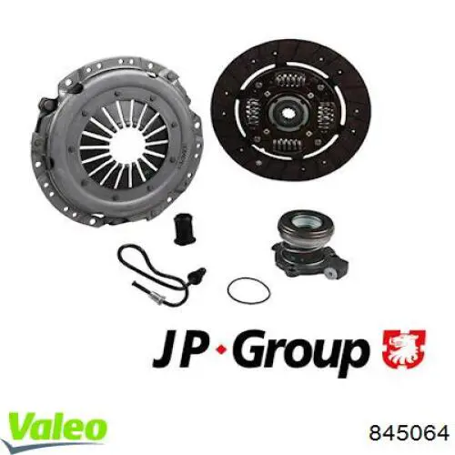 Комплект сцепления (3 части) VALEO 845064 цена, от 508.48 USD