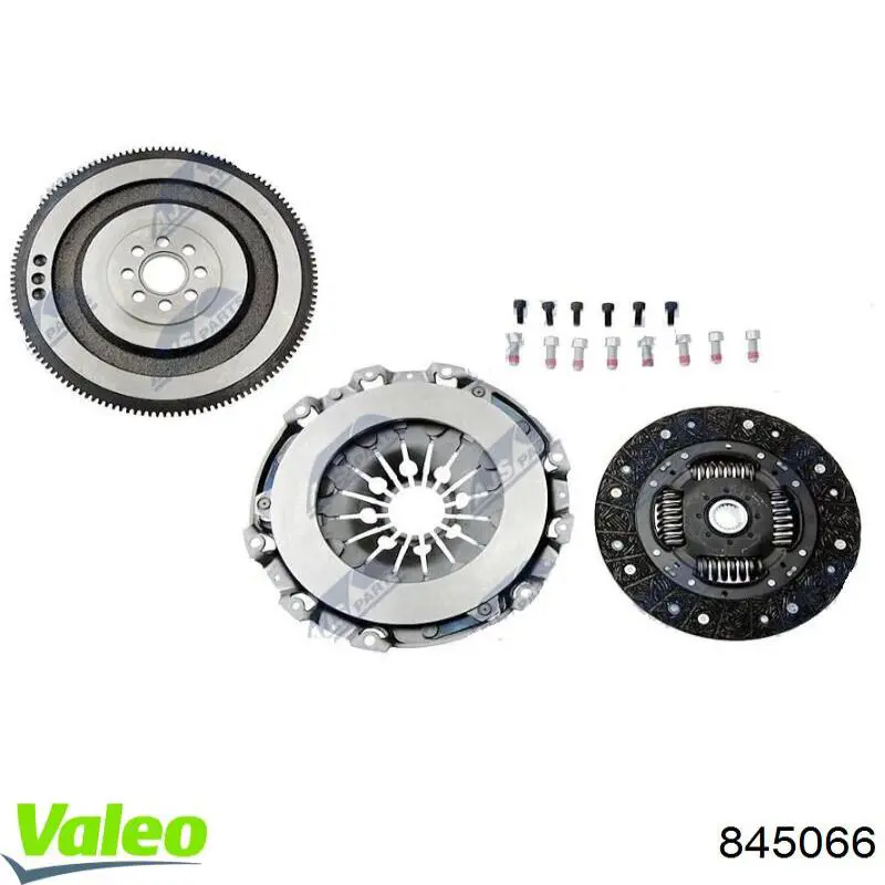 Купить 845066 VALEO Комплект сцепления (диск, корзина, подшипник)