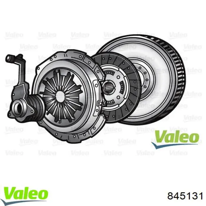 845131 VALEO kit de embraiagem (3 peças)