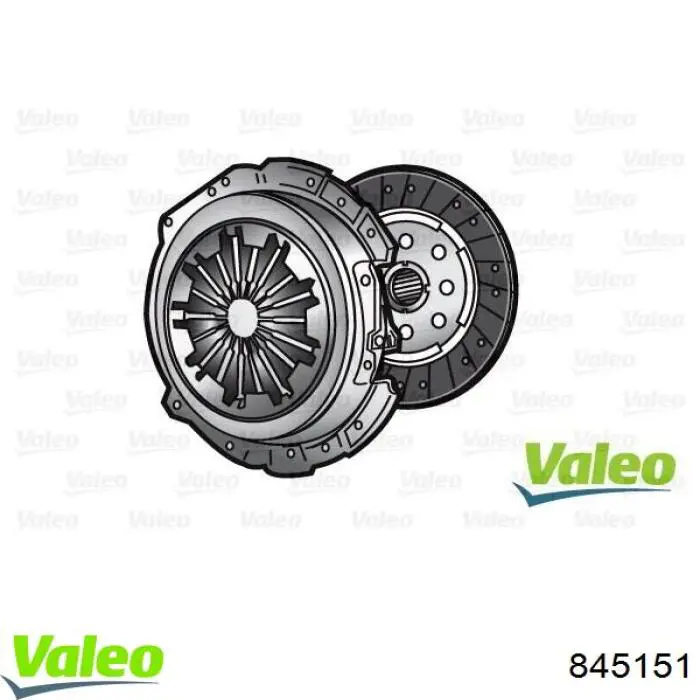 Комплект сцепления (3 части) VALEO 845151 цена, от 526.74 USD
