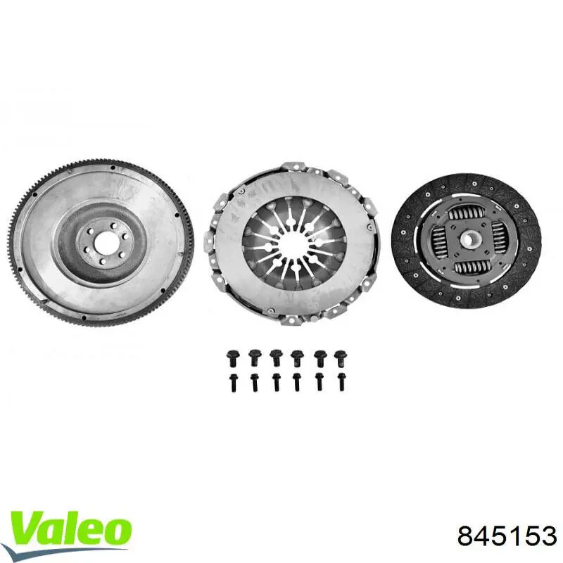Комплект сцепления (3 части) VALEO 845153 цена, от 463.14 USD