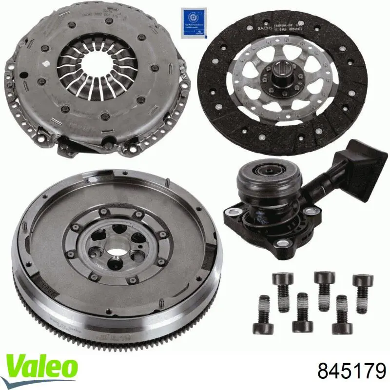 Комплект сцепления (3 части) VALEO 845179 цена, от 533.21 USD