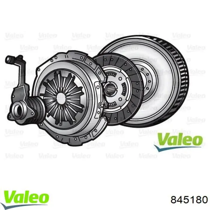 Комплект сцепления (3 части) VALEO 845180 цена, от 393.05 USD