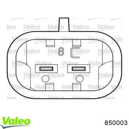 Механизм стеклоподъемника двери задней правой 850003 VALEO