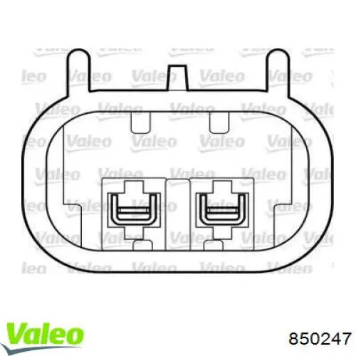 Механизм стеклоподъемника двери задней правой 850247 VALEO