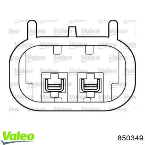 Механизм стеклоподъемника двери передней правой 850349 VALEO