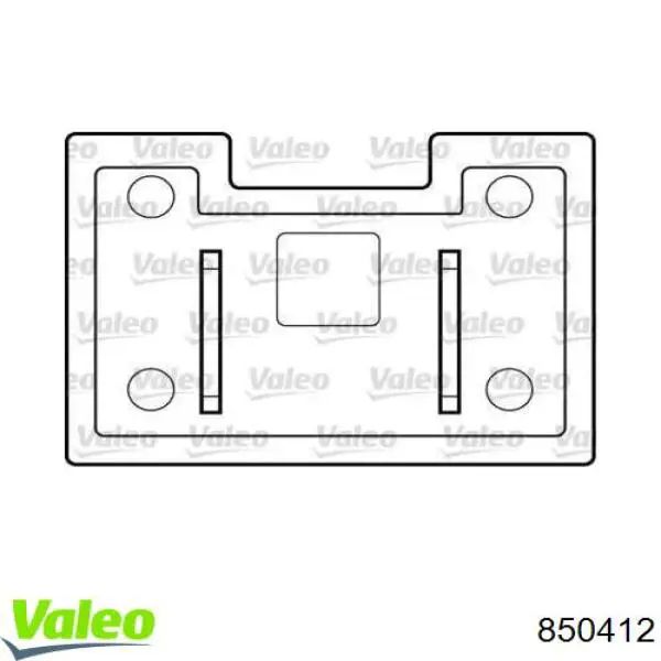 Механизм стеклоподъемника двери задней левой 850412 VALEO