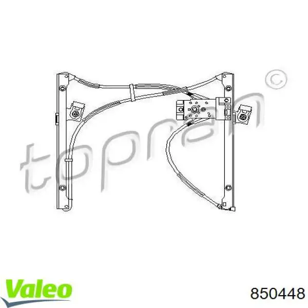 Стеклоподъемник передней левой двери 850448 VALEO