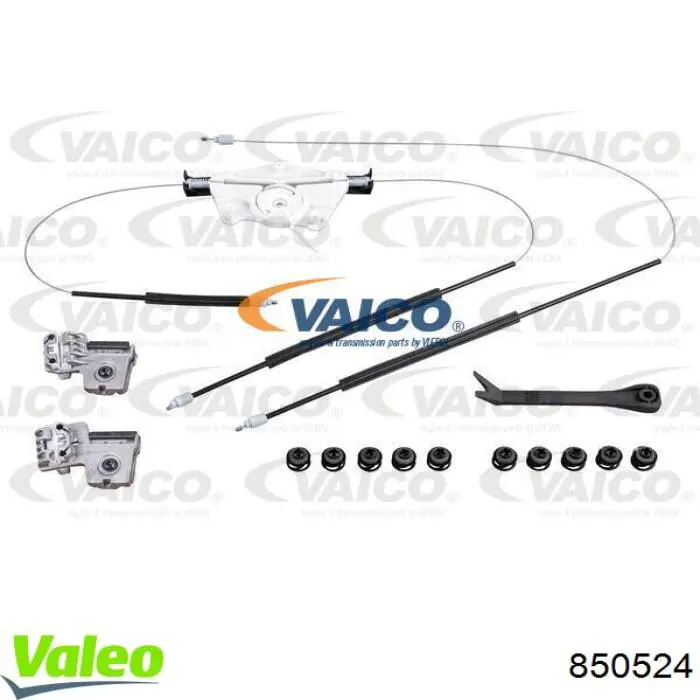 Механизм стеклоподъемника водительской двери VALEO 850524 цена, от 31.26 USD