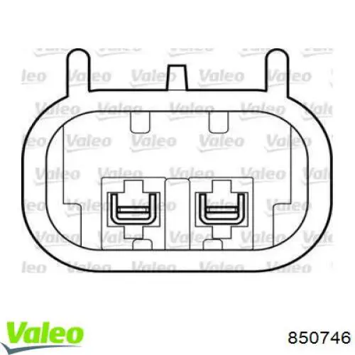 Механизм стеклоподъемника двери задней левой 850746 VALEO