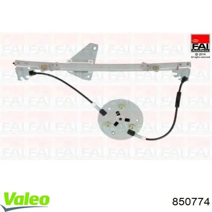 850774 VALEO Механизм стеклоподъемника передней левой двери