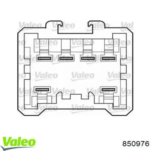 Mecanismo de elevalunas, puerta delantera izquierda 850976 VALEO