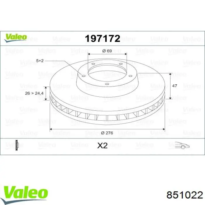 Механизм стеклоподъемника двери передней левой 851022 VALEO