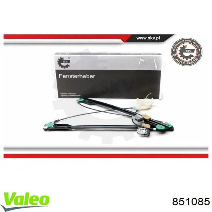 Стеклоподъемник передней правой двери VALEO 851085 цена, от 32.94 USD