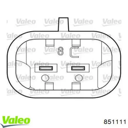 Механизм стеклоподъемника двери задней правой 851111 VALEO