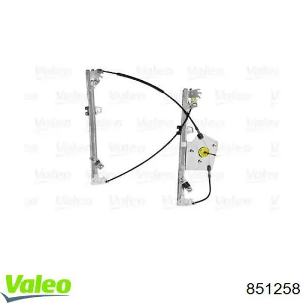 851258 VALEO механизм стеклоподъемника двери передней левой